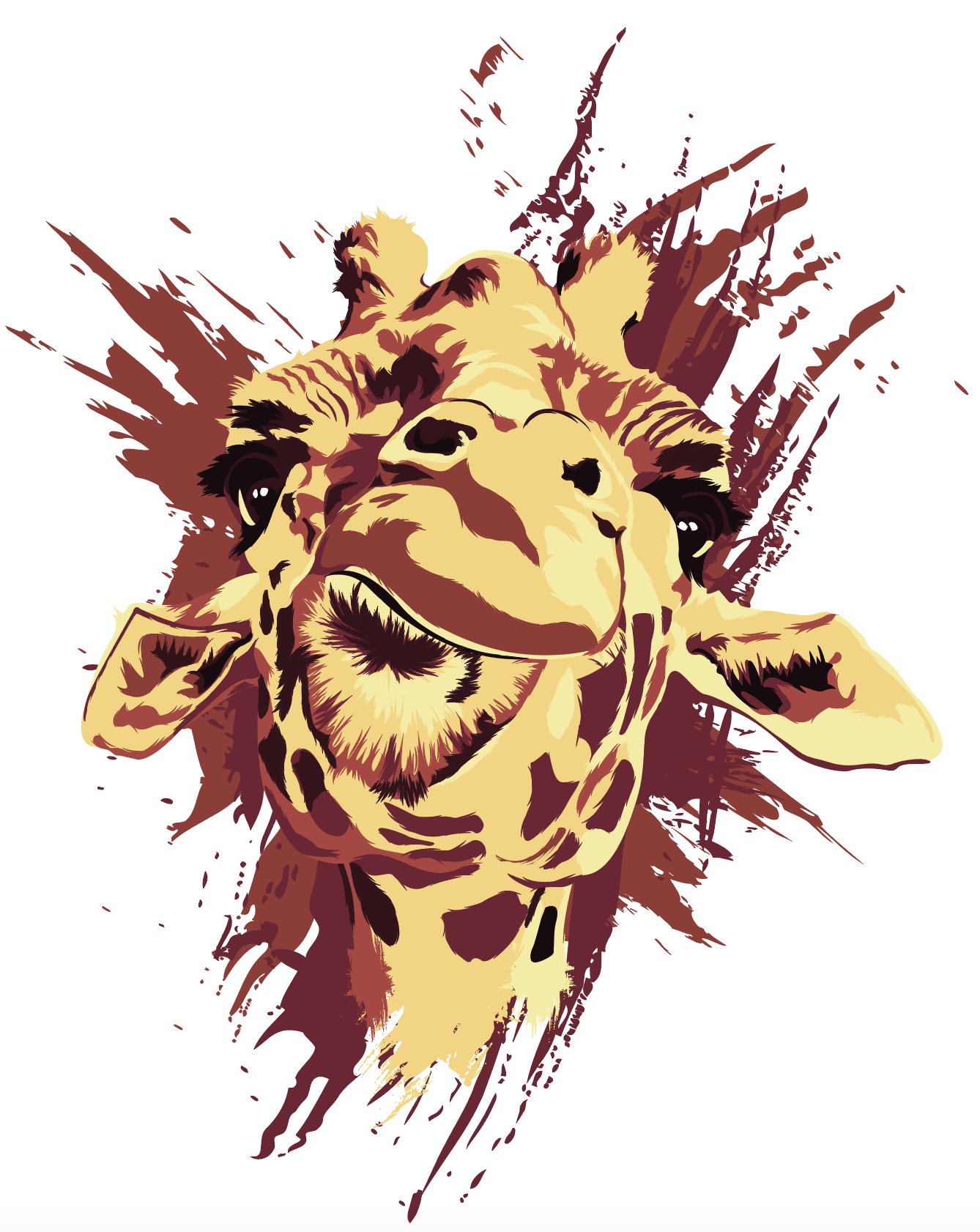 Girafe Sauvagement Francais