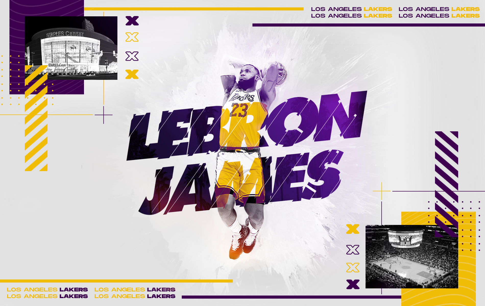 Lebron Dunk LA