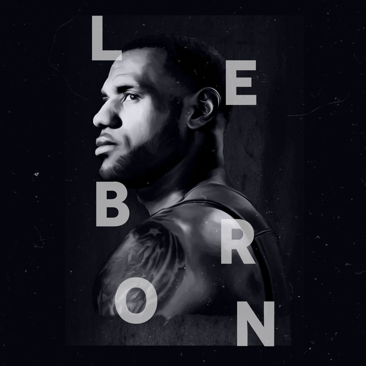 Lebron portrait